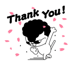 Yankee cat | Graduation photograph sticker #15033639