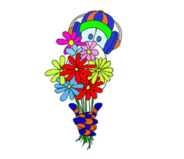 Mr. Nori Peace and Love Messenger sticker #15034079