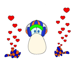 Mr. Nori Peace and Love Messenger sticker #15034086