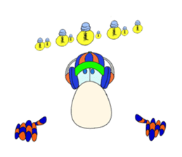 Mr. Nori Peace and Love Messenger sticker #15034093