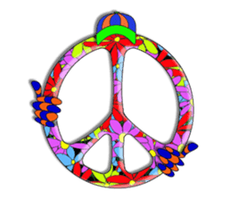 Mr. Nori Peace and Love Messenger sticker #15034096