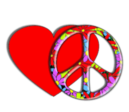 Mr. Nori Peace and Love Messenger sticker #15034109