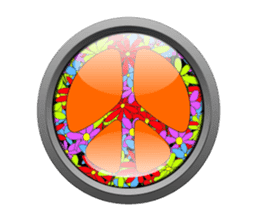 Mr. Nori Peace and Love Messenger sticker #15034110