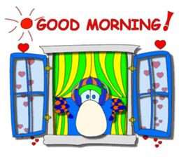 Mr. Nori Peace and Love Messenger sticker #15034111