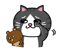 (78)Cat&Bear sticker #15034269