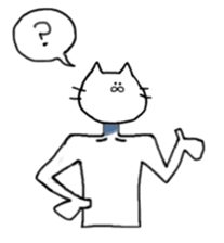 cat and fish. sticker #15035020