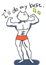 cat and fish. sticker #15035035