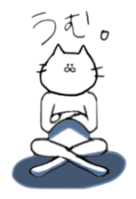 cat and fish. sticker #15035037