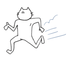 cat and fish. sticker #15035041