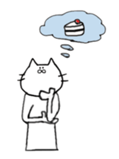 cat and fish. sticker #15035046