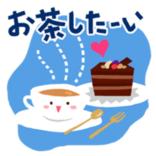 Tea cup (japanese) sticker #15035197