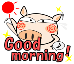 Cute pig everyday 6th sticker #15037364