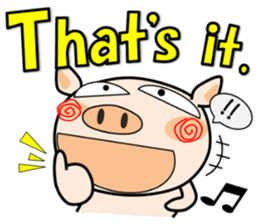 Cute pig everyday 6th sticker #15037366