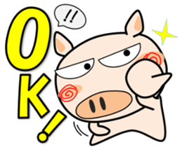 Cute pig everyday 6th sticker #15037368