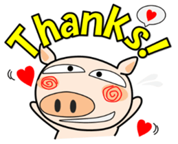 Cute pig everyday 6th sticker #15037369