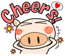 Cute pig everyday 6th sticker #15037370