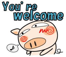 Cute pig everyday 6th sticker #15037371