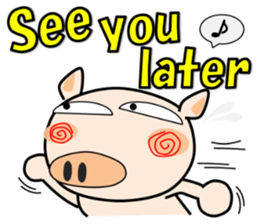 Cute pig everyday 6th sticker #15037372