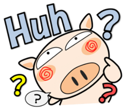 Cute pig everyday 6th sticker #15037376