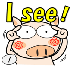 Cute pig everyday 6th sticker #15037377