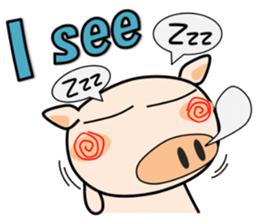 Cute pig everyday 6th sticker #15037378