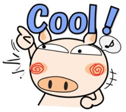Cute pig everyday 6th sticker #15037381
