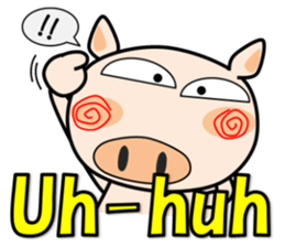 Cute pig everyday 6th sticker #15037382