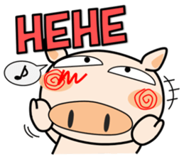 Cute pig everyday 6th sticker #15037384