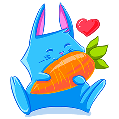 Blu the Bunny - the funky rabbit