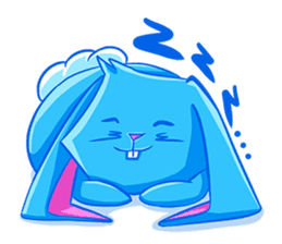 Blu the Bunny - the funky rabbit sticker #15037738