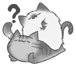 healing watercolor cat sticker #15038254