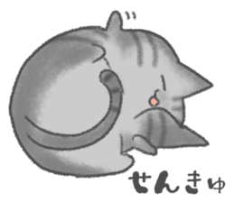 healing watercolor cat sticker #15038257