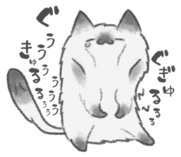 healing watercolor cat sticker #15038269