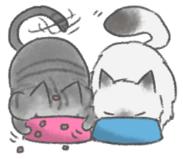 healing watercolor cat sticker #15038270