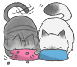 healing watercolor cat sticker #15038270