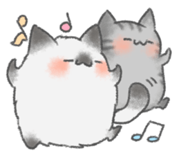 healing watercolor cat sticker #15038271