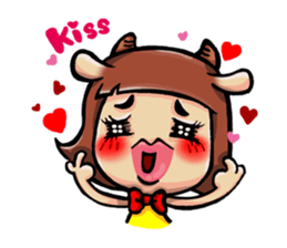 Cow mother sticker #15038414