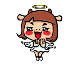 Cow mother sticker #15038418