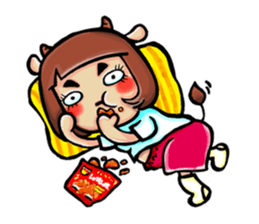 Cow mother sticker #15038423