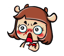 Cow mother sticker #15038425