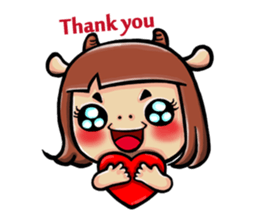 Cow mother sticker #15038430