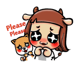 Cow mother sticker #15038434