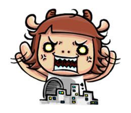 Cow mother sticker #15038435