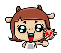 Cow mother sticker #15038445