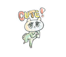 cry emamouse cats sticker #15038703