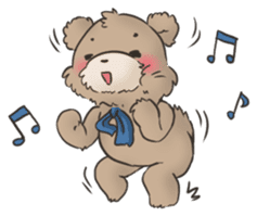 Brown TeddyBear for Valentine's day sticker #15038939
