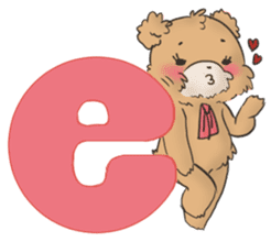 Brown TeddyBear for Valentine's day sticker #15038951