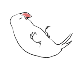 Elegant Rice bird sticker #15039300