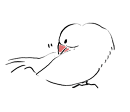 Elegant Rice bird sticker #15039303