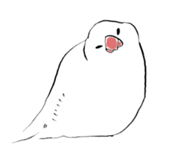 Elegant Rice bird sticker #15039309